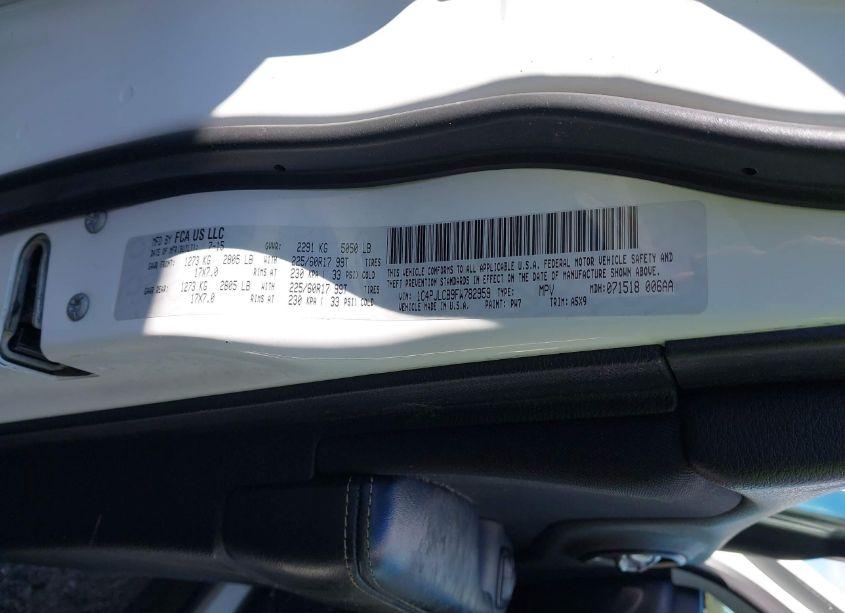 Photo 9 of 2015 Jeep Cherokee LATITUDE (VIN 1C4PJLCB9FW782959)