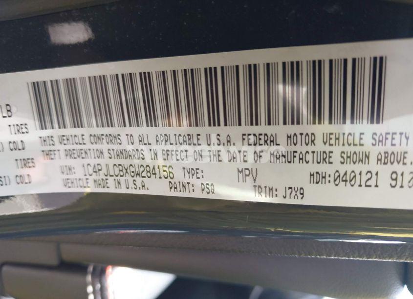 Photo 9 of 2016 Jeep Cherokee 75TH ANNIVERSARY (VIN 1C4PJLCBXGW284156)