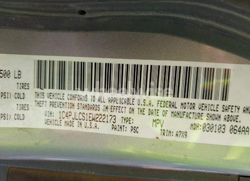 Photo 9 of 2014 Jeep Cherokee LATITUDE (VIN 1C4PJLCS1EW222173)