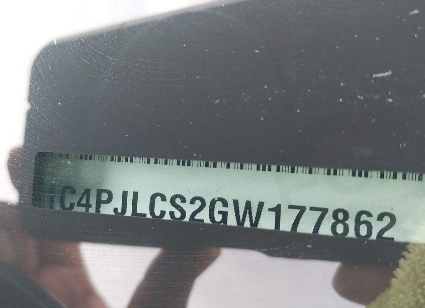 Photo 9 of 2016 Jeep Cherokee LATITUDE (VIN 1C4PJLCS2GW177862)