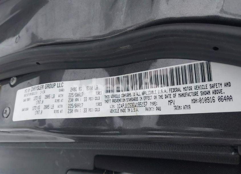 Photo 9 of 2014 Jeep Cherokee LATITUDE (VIN 1C4PJLCS3EW185157)