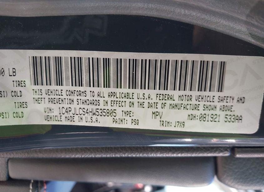 Photo 9 of 2017 Jeep Cherokee 75TH ANNIVERSARY EDITION FWD (VIN 1C4PJLCS4HW535805)