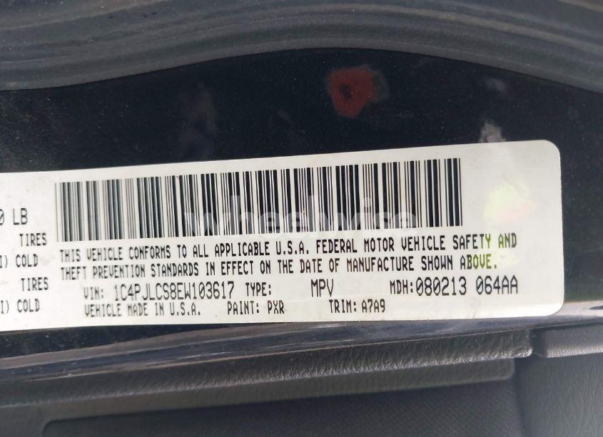 Photo 9 of 2014 Jeep Cherokee LATITUDE (VIN 1C4PJLCS8EW103617)