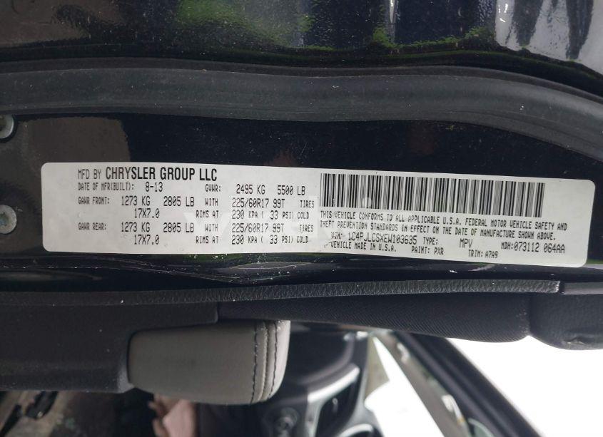 Photo 9 of 2014 Jeep Cherokee LATITUDE (VIN 1C4PJLCSXEW103635)