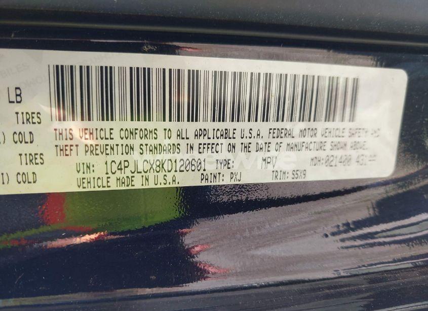 Photo 9 of 2019 Jeep Cherokee LATITUDE FWD (VIN 1C4PJLCX8KD120601)