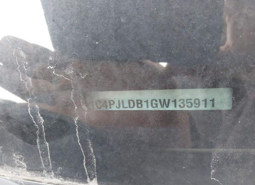 Photo 9 of 2016 Jeep Cherokee LIMITED (VIN 1C4PJLDB1GW135911)