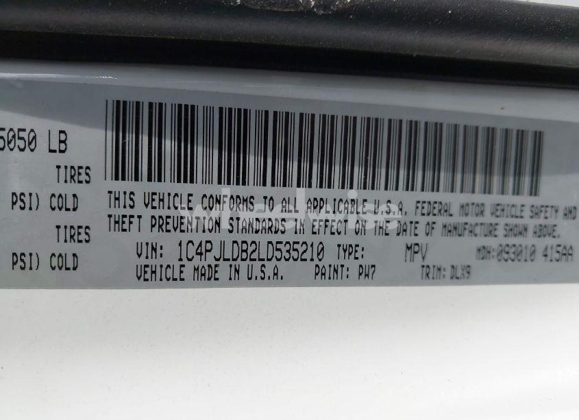 Photo 9 of 2020 Jeep Cherokee LIMITED FWD (VIN 1C4PJLDB2LD535210)