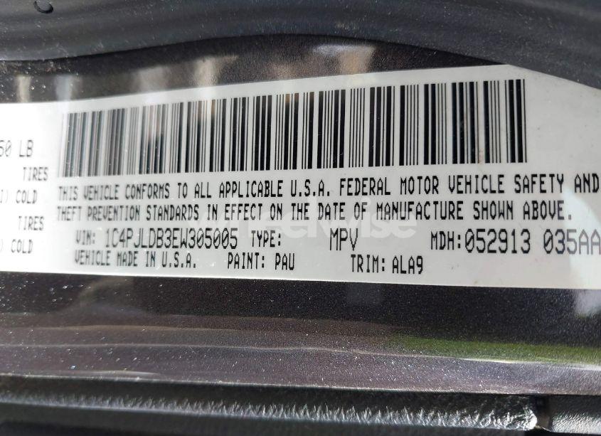 Photo 9 of 2014 Jeep Cherokee LIMITED (VIN 1C4PJLDB3EW305005)