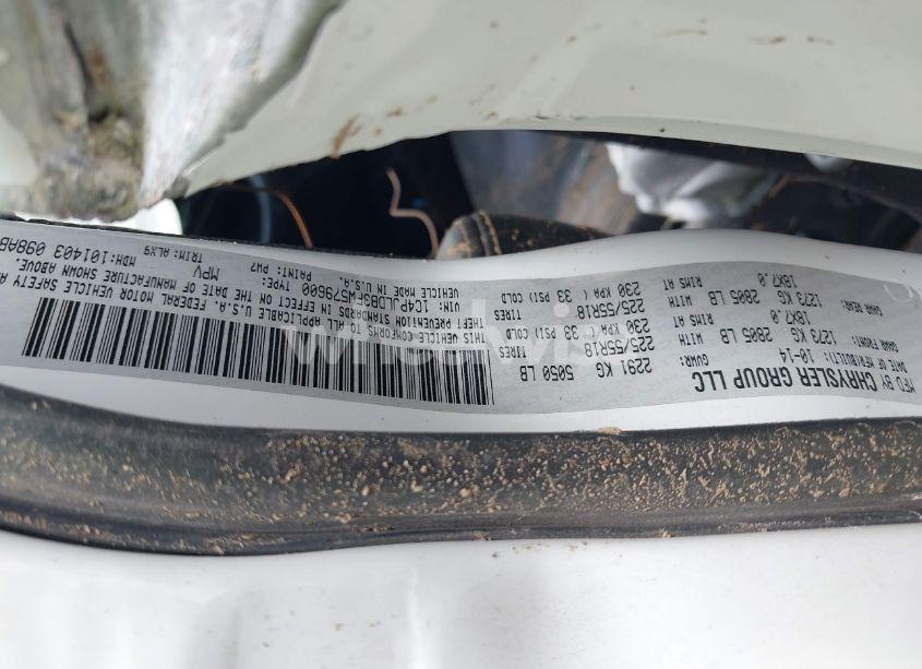 Photo 9 of 2015 Jeep Cherokee LIMITED (VIN 1C4PJLDB3FW579600)