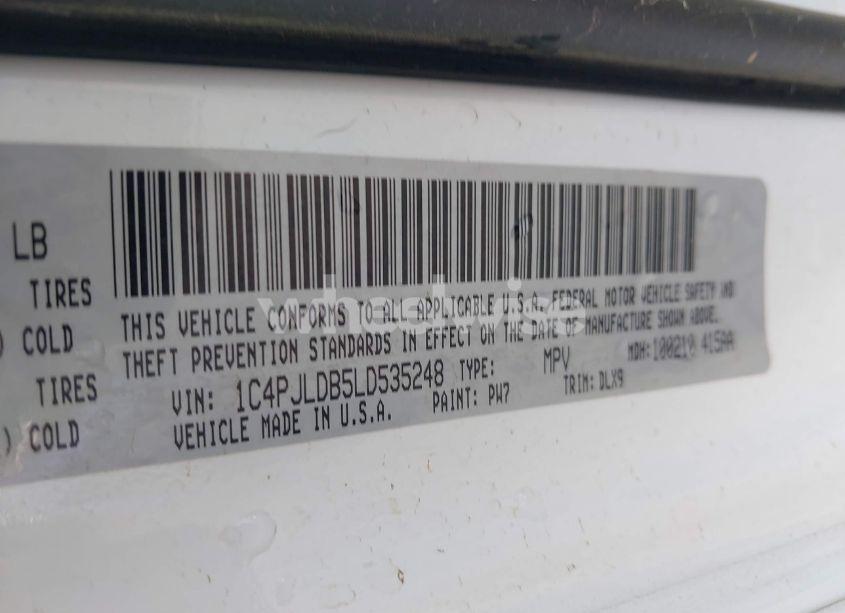 Photo 9 of 2020 Jeep Cherokee LIMITED FWD (VIN 1C4PJLDB5LD535248)