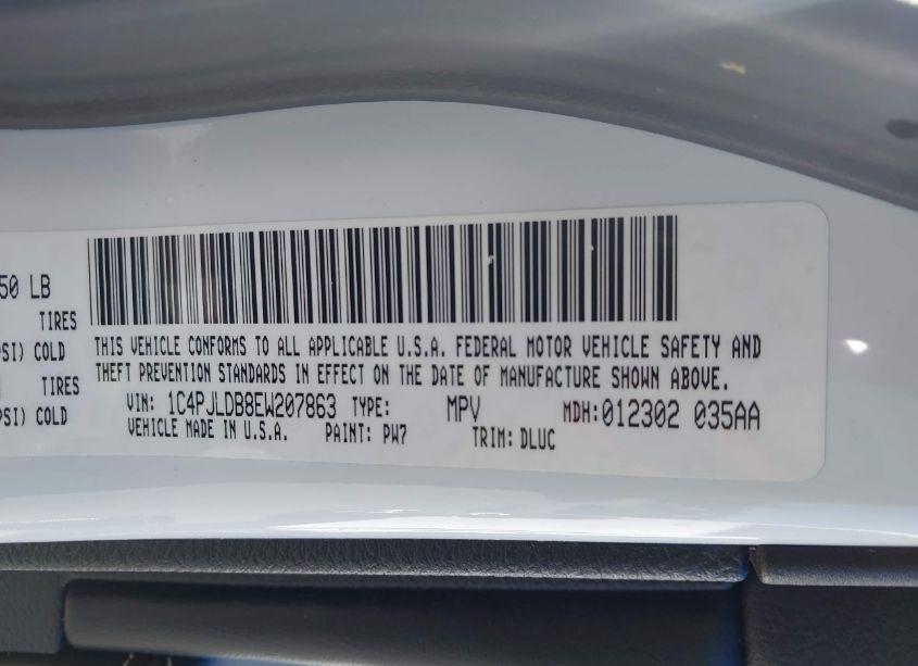 Photo 9 of 2014 Jeep Cherokee LIMITED (VIN 1C4PJLDB8EW207863)