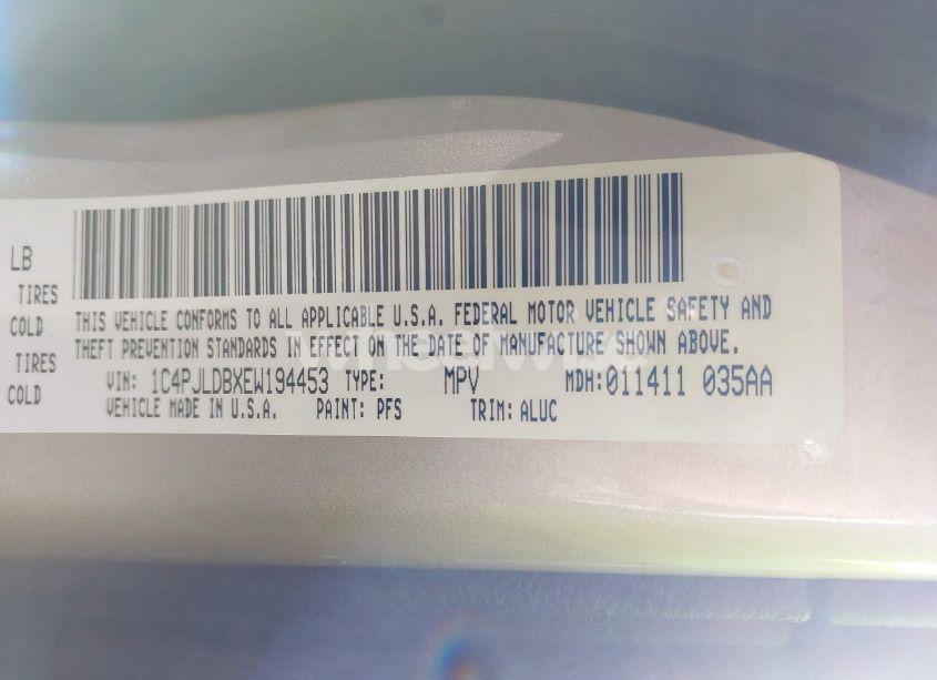 Photo 9 of 2014 Jeep Cherokee LIMITED (VIN 1C4PJLDBXEW194453)