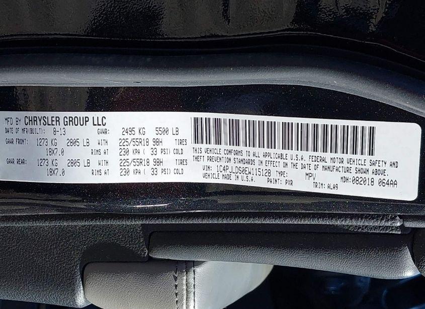 Photo 9 of 2014 Jeep Cherokee LIMITED (VIN 1C4PJLDS0EW115128)