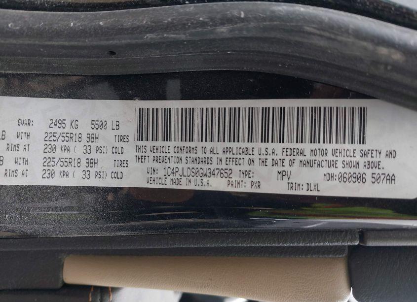 Photo 9 of 2016 Jeep Cherokee LIMITED (VIN 1C4PJLDS0GW347652)