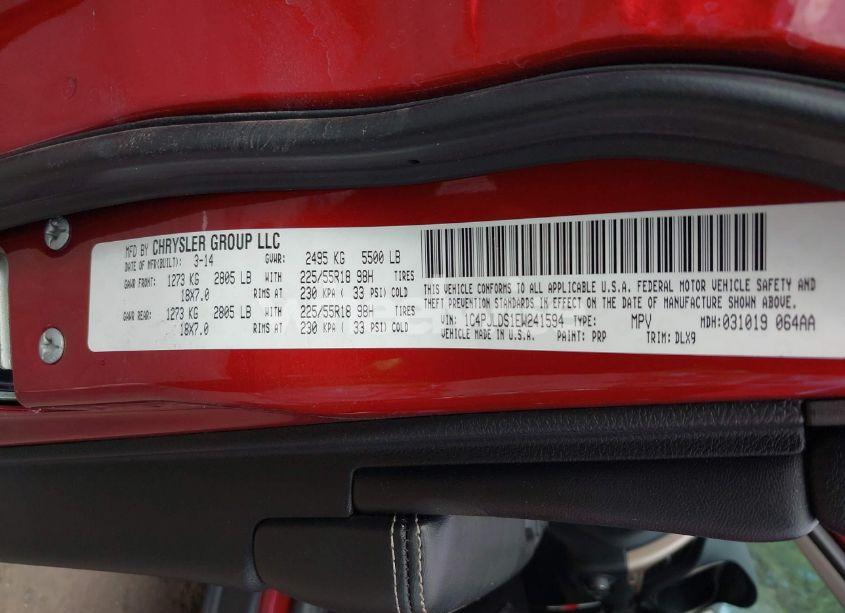 Photo 9 of 2014 Jeep Cherokee LIMITED (VIN 1C4PJLDS1EW241594)