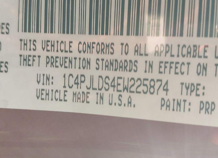 Photo 9 of 2014 Jeep Cherokee LIMITED (VIN 1C4PJLDS4EW225874)