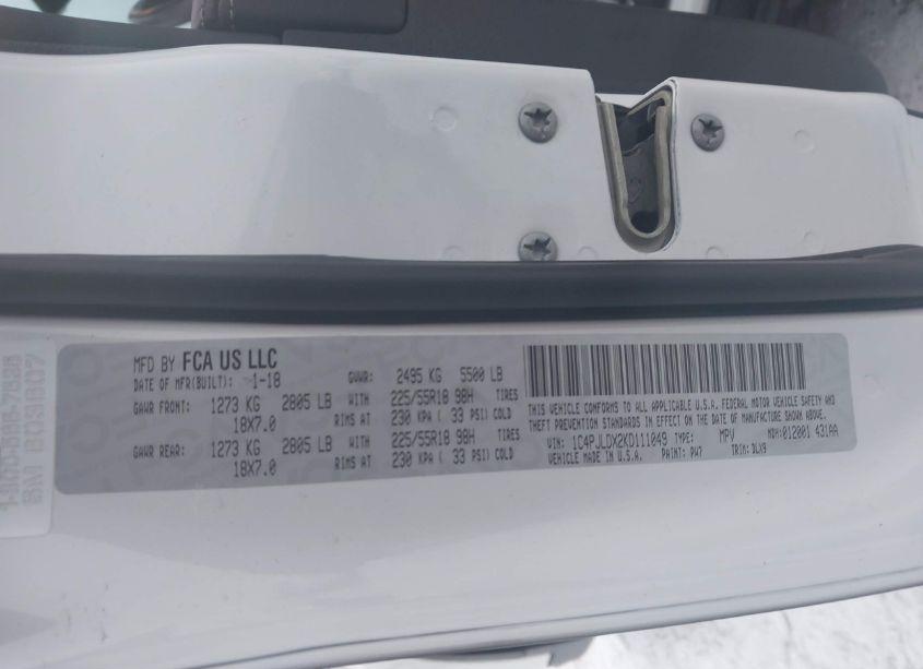 Photo 9 of 2019 Jeep Cherokee LIMITED FWD (VIN 1C4PJLDX2KD111049)