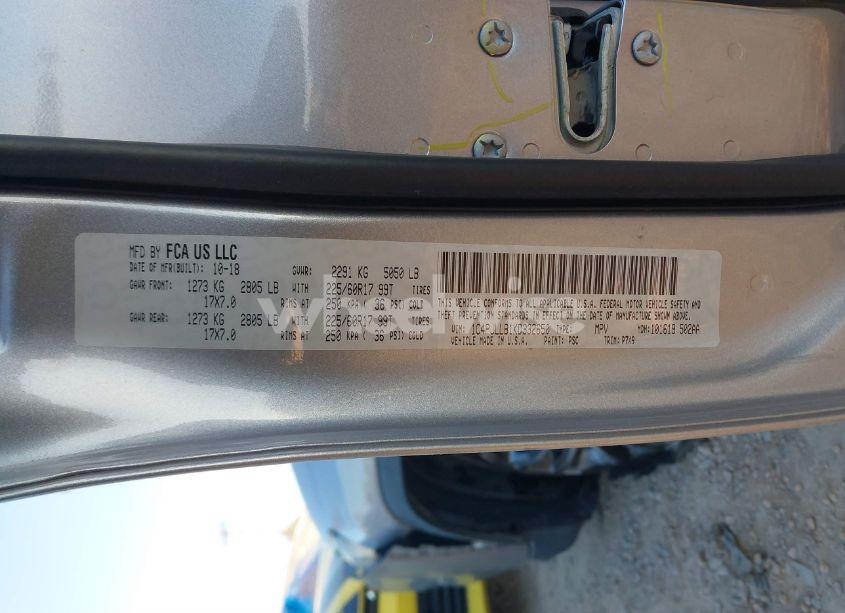 Photo 9 of 2019 Jeep Cherokee LATITUDE PLUS FWD (VIN 1C4PJLLB1KD332650)