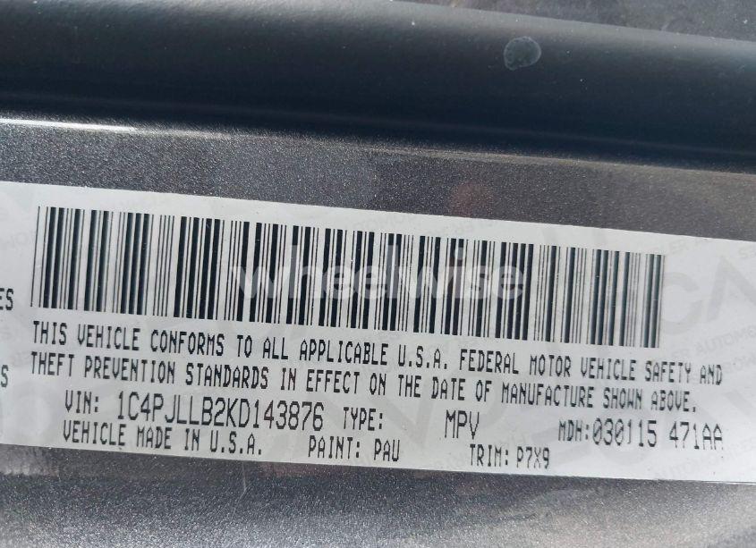 Photo 9 of 2019 Jeep Cherokee LATITUDE PLUS FWD (VIN 1C4PJLLB2KD143876)