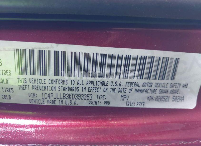 Photo 9 of 2019 Jeep Cherokee LATITUDE PLUS FWD (VIN 1C4PJLLB3KD393353)