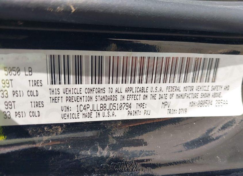 Photo 9 of 2018 Jeep Cherokee LATITUDE PLUS FWD (VIN 1C4PJLLB8JD510794)