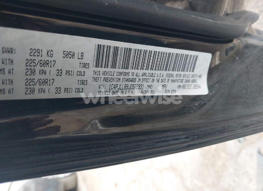 Photo 9 of 2018 Jeep Cherokee LATITUDE PLUS FWD (VIN 1C4PJLLB9JD509931)