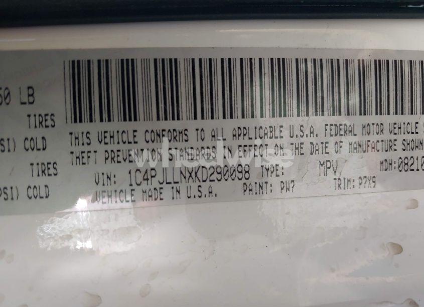 Photo 9 of 2019 Jeep Cherokee LATITUDE PLUS FWD (VIN 1C4PJLLNXKD290098)