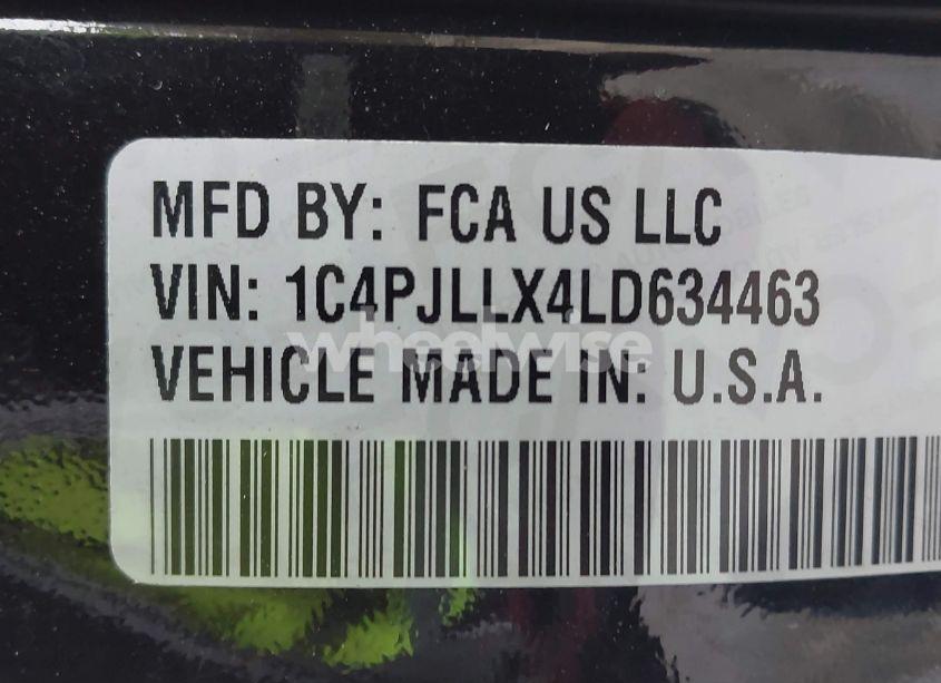 Photo 9 of 2020 Jeep Cherokee LATITUDE LUX FWD (VIN 1C4PJLLX4LD634463)