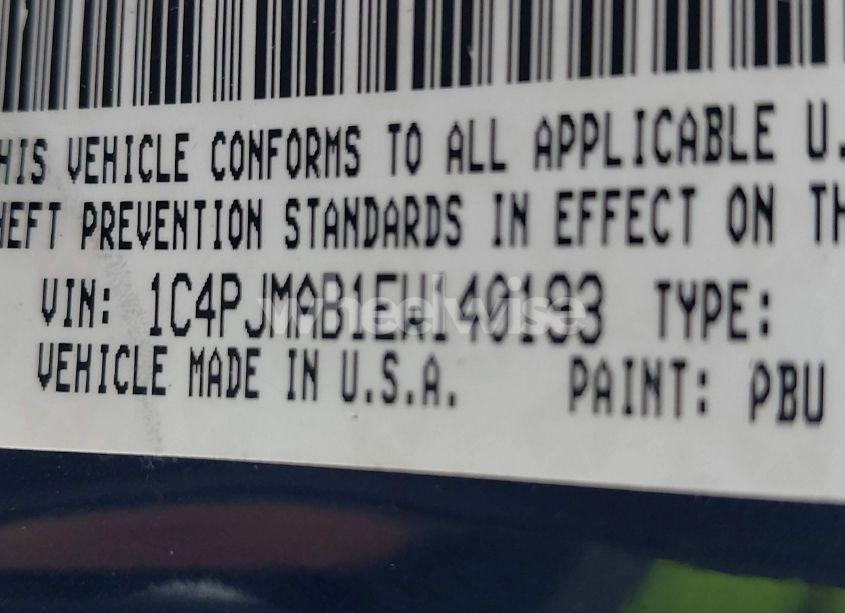 Photo 9 of 2014 Jeep Cherokee SPORT (VIN 1C4PJMAB1EW140193)