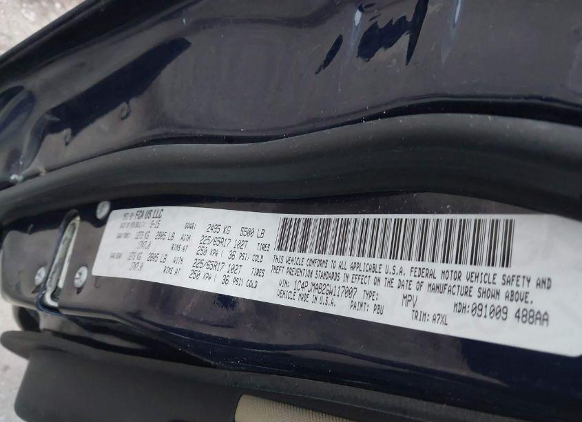 Photo 9 of 2016 Jeep Cherokee SPORT (VIN 1C4PJMAB2GW117007)