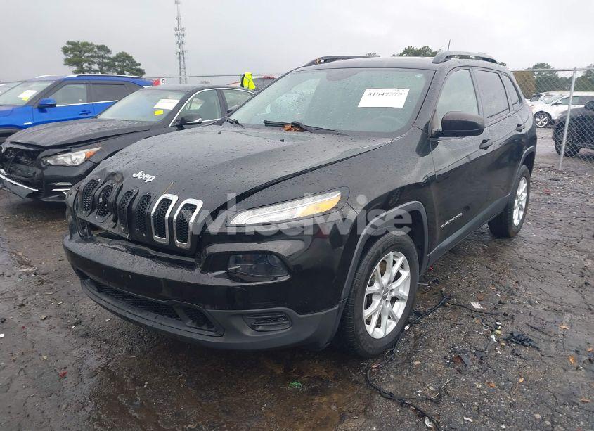 Photo 2 of 2016 Jeep Cherokee SPORT (VIN 1C4PJMAB3GW193691)