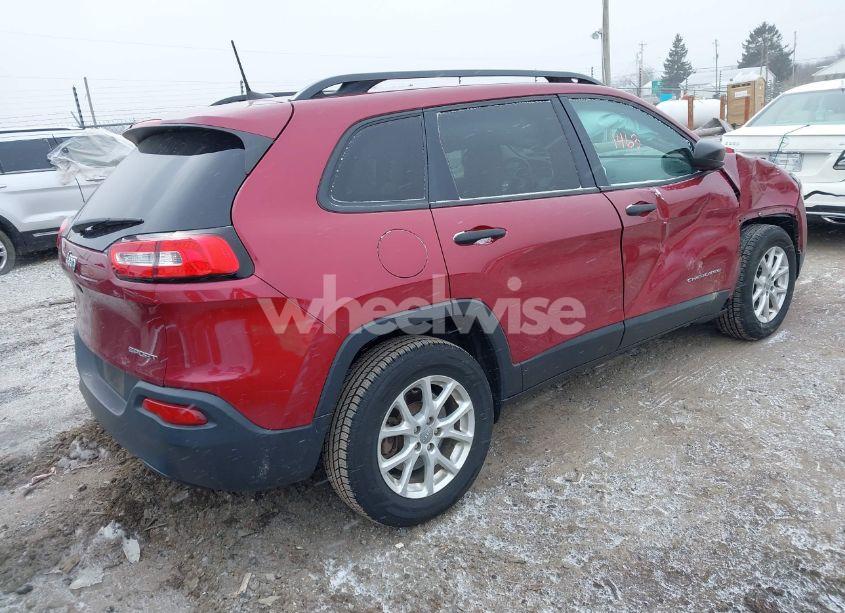 Photo 4 of 2016 Jeep Cherokee SPORT (VIN 1C4PJMAB3GW245515)