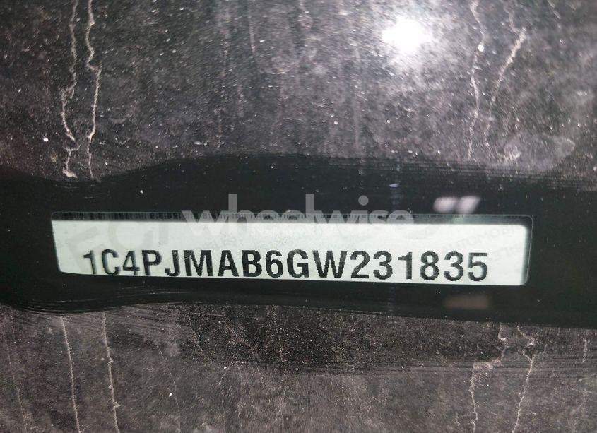 Photo 9 of 2016 Jeep Cherokee SPORT (VIN 1C4PJMAB6GW231835)