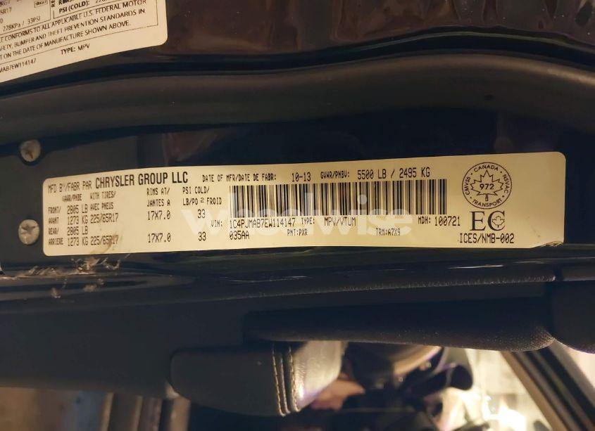 Photo 9 of 2014 Jeep Cherokee SPORT (VIN 1C4PJMAB7EW114147)