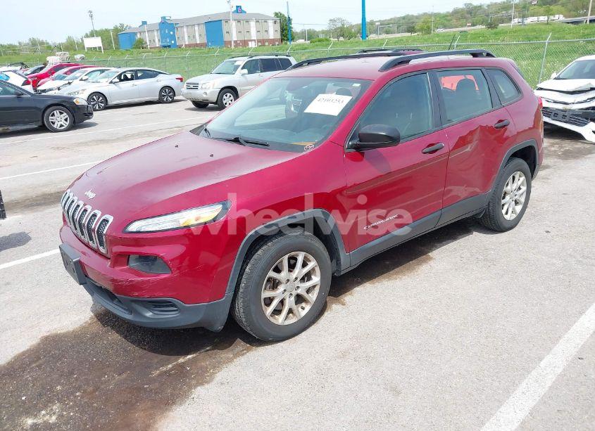 Photo 2 of 2015 Jeep Cherokee SPORT (VIN 1C4PJMAB8FW765093)