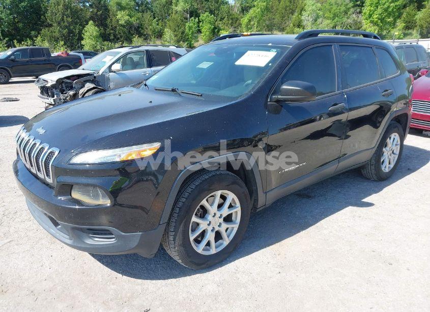 Photo 2 of 2016 Jeep Cherokee SPORT (VIN 1C4PJMAB9GW145256)