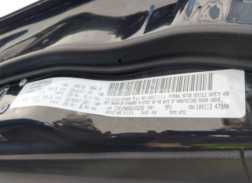 Photo 9 of 2016 Jeep Cherokee SPORT (VIN 1C4PJMAB9GW145256)