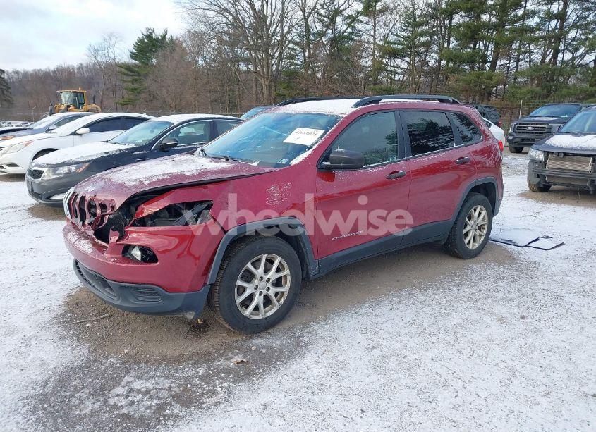 Photo 2 of 2016 Jeep Cherokee SPORT (VIN 1C4PJMABXGW225861)