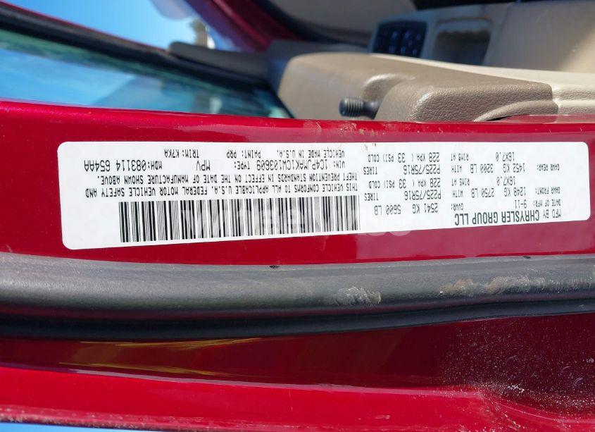 Photo 9 of 2012 Jeep Liberty SPORT (VIN 1C4PJMAK1CW103609)