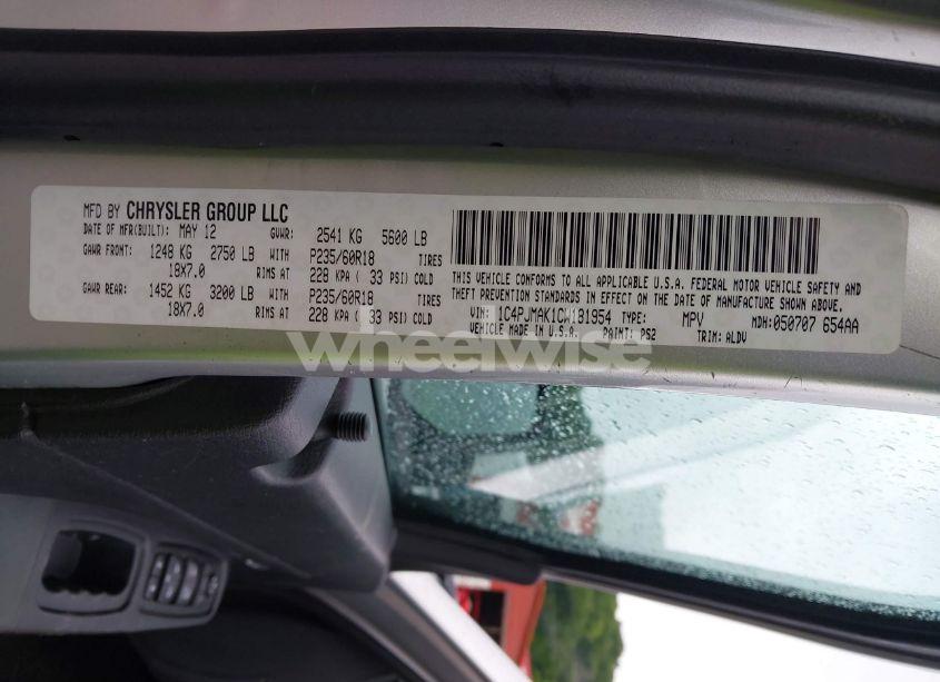 Photo 9 of 2012 Jeep Liberty SPORT (VIN 1C4PJMAK1CW181954)