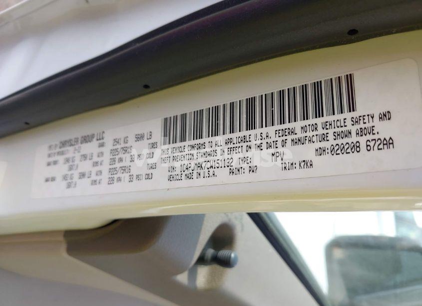 Photo 9 of 2012 Jeep Liberty SPORT (VIN 1C4PJMAK7CW151132)