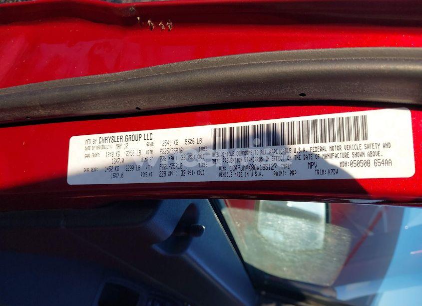 Photo 9 of 2012 Jeep Liberty SPORT (VIN 1C4PJMAK8CW185127)