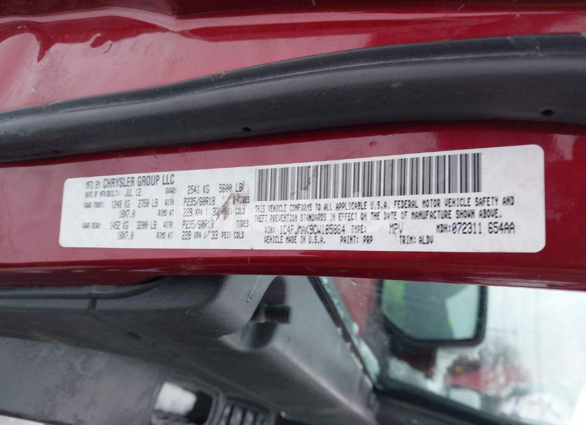 Photo 9 of 2012 Jeep Liberty SPORT (VIN 1C4PJMAK9CW185864)