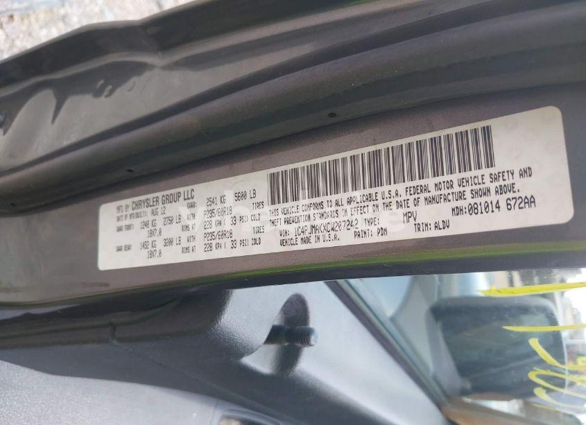 Photo 9 of 2012 Jeep Liberty SPORT (VIN 1C4PJMAKXCW207242)