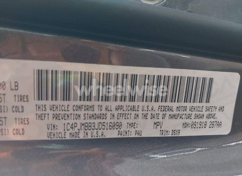 Photo 9 of 2018 Jeep Cherokee TRAILHAWK 4X4 (VIN 1C4PJMBB3JD516090)