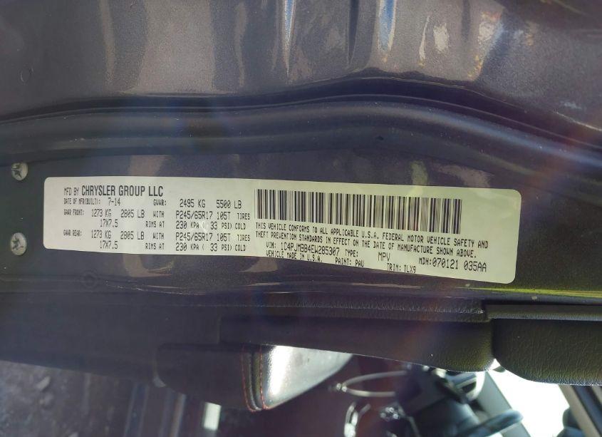 Photo 9 of 2014 Jeep Cherokee TRAILHAWK (VIN 1C4PJMBB4EW285307)