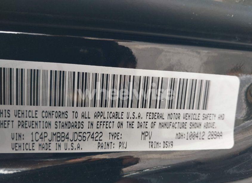 Photo 9 of 2018 Jeep Cherokee TRAILHAWK 4X4 (VIN 1C4PJMBB4JD567422)