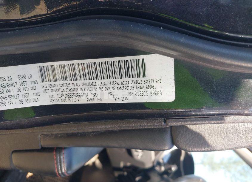 Photo 9 of 2015 Jeep Cherokee TRAILHAWK (VIN 1C4PJMBB6FW660454)