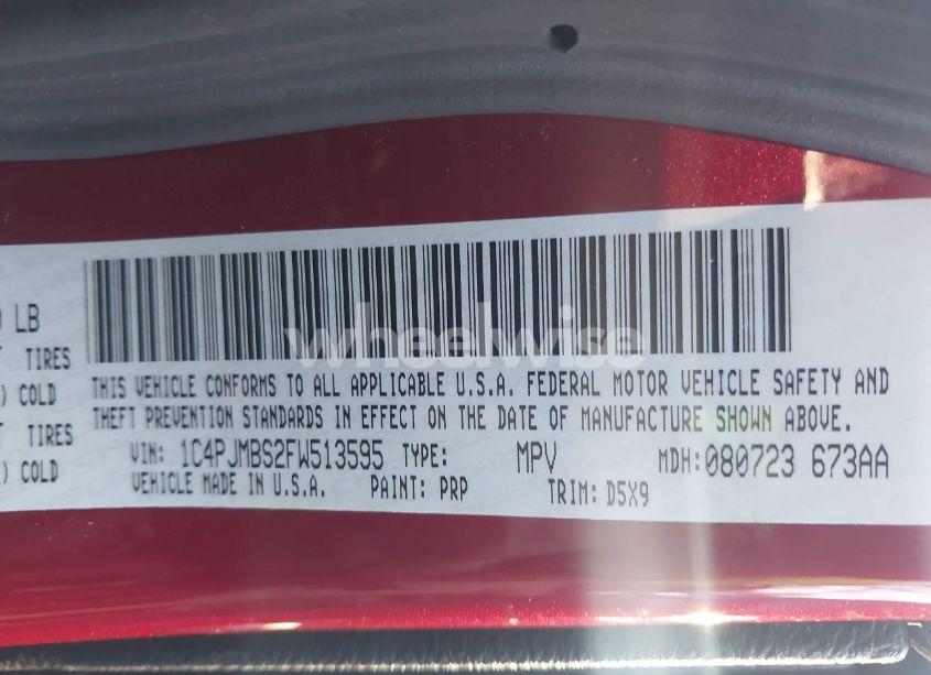 Photo 9 of 2015 Jeep Cherokee TRAILHAWK (VIN 1C4PJMBS2FW513595)