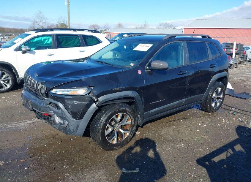 Photo 2 of 2014 Jeep Cherokee TRAILHAWK (VIN 1C4PJMBS4EW191721)